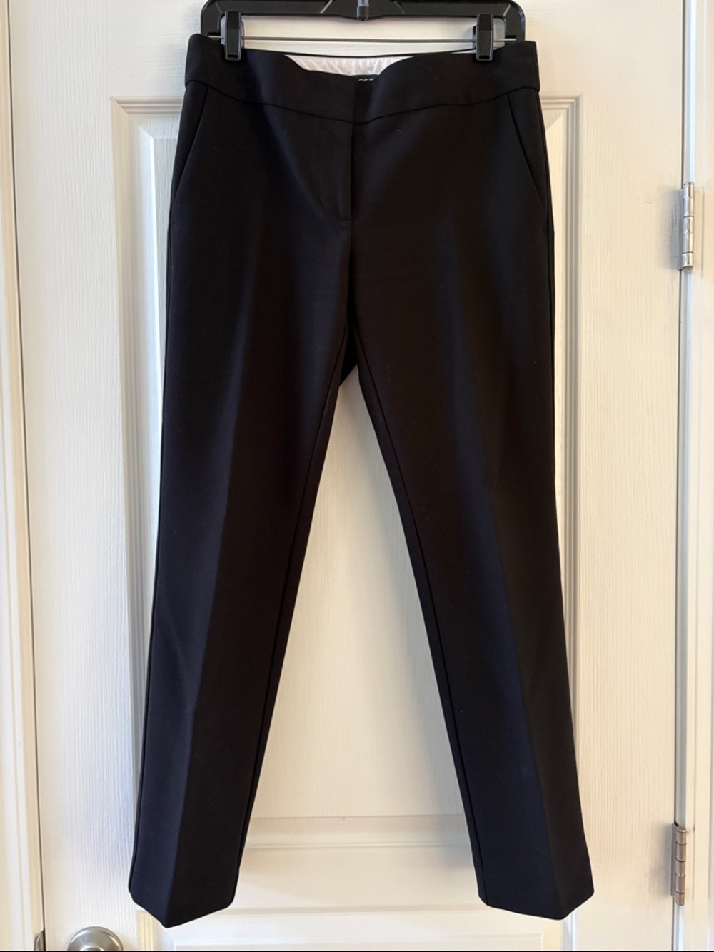 LOFT Marisa Black Straight-Leg Dress Pants